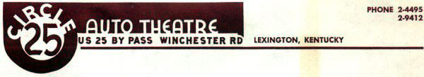 picture of the 1956 letterhead from the theatre.
