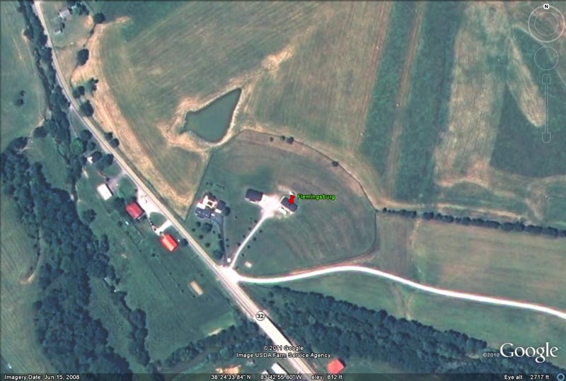 Google Earth Image of former site