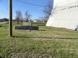 Marquee waiting to be used again