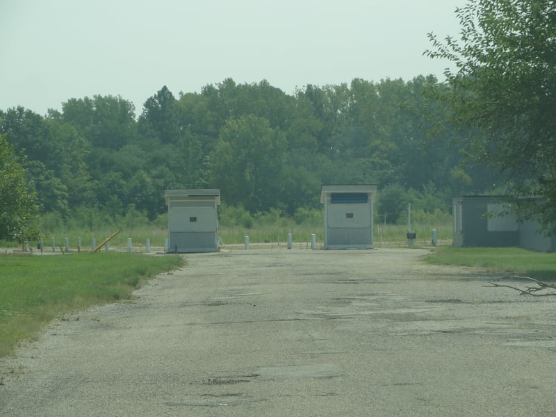 Entrance and ticket booths