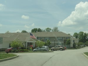 former site now apartment building complex