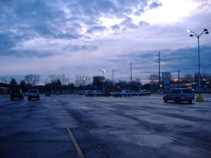 Bardstown Square shopping center close to former drive-in site.