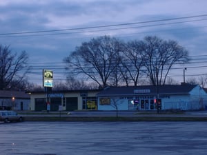 A beverage shop named for the drive-in.