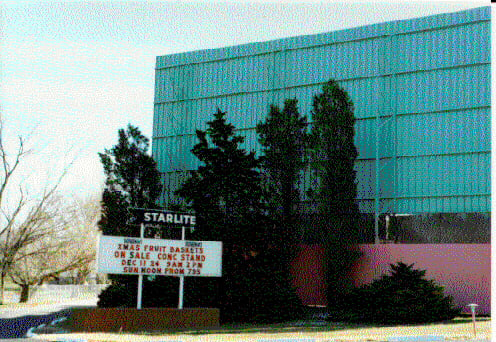 screen tower and entrance