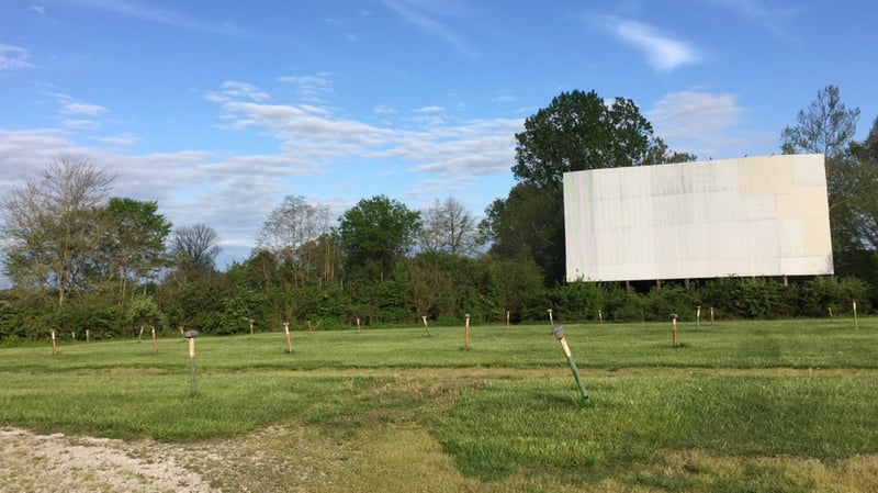 Drive-In, Closed Drive-In Theater, Tri City Drive-In, Beaver Dam Kentucky