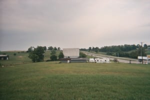 This shot is from the very last row of the drive-in