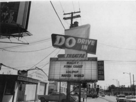 This was the marquee of the Do Drive-In Theatre in Metairie, La.