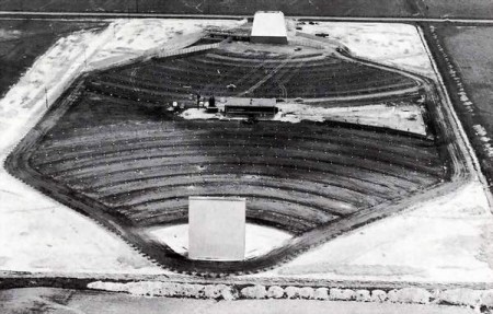 "As can be seen, the drive-in has been built on a large land area, thus making it possible to have a full-sized playground, large patio and large indoor auditorium."