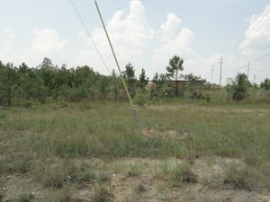 former site-now mostly empty field