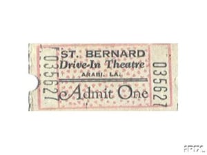 Vintage ticket.