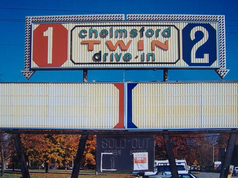 Chelmsford Twin Drive-In Sign