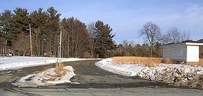 Terraserver photo of the drive-in site. It was located on Route 2 (Mohawk Trail) at a bend in the Deerfield River.