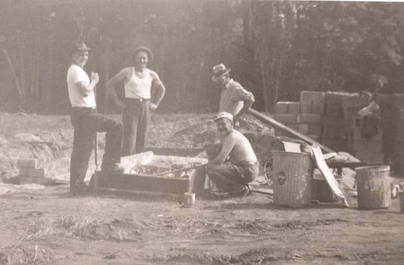 Gordon, Alfred, Nicholas (in background), and Charles.