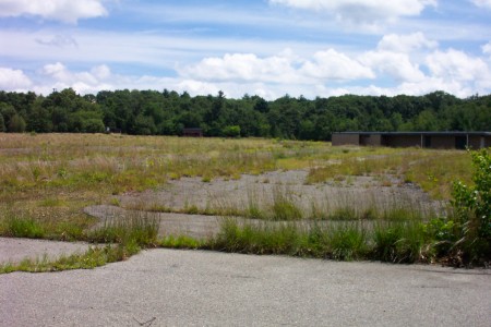 side view of snack bar and side building