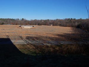 View from Hill Side where screen is located