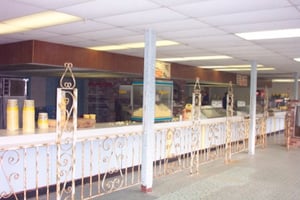 interior view of snack bar