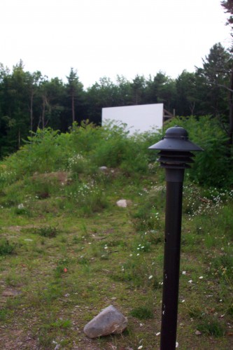 Screen 3 with light fixture in the foreground.