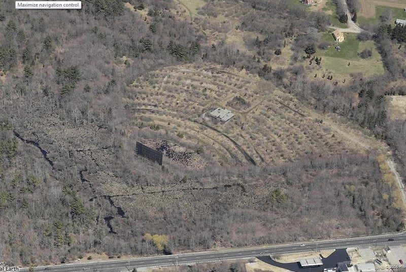 Overhead shot of Drive in