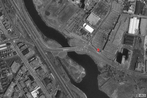 Aerial Photo of what stands there today (Meadow Glen Mall).