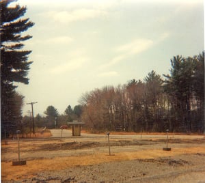 This was the old entrance to the drive-in lot.