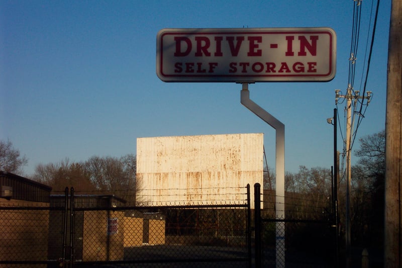 sign near old entrance