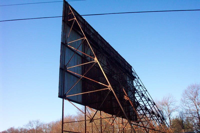 side rear view of screen