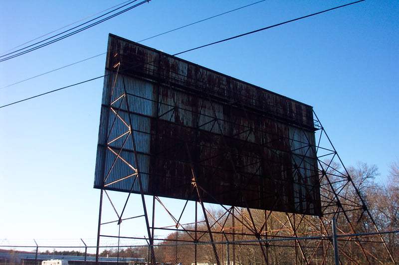 rear view of screen