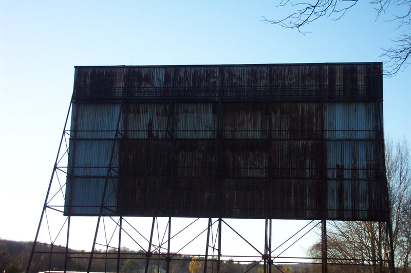 rear view of screen