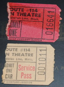 Ticket stubs