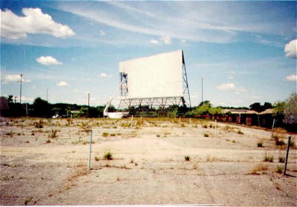 The "KONK" Screen being dismantled.