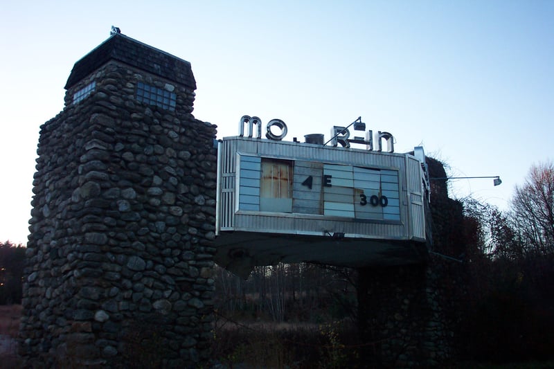 marquee and entrance