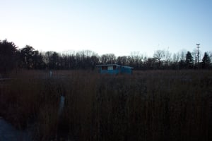 distance shot of snack bar and projection booth