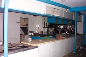 interior view of snack bar