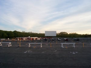view from the rear of the lot.