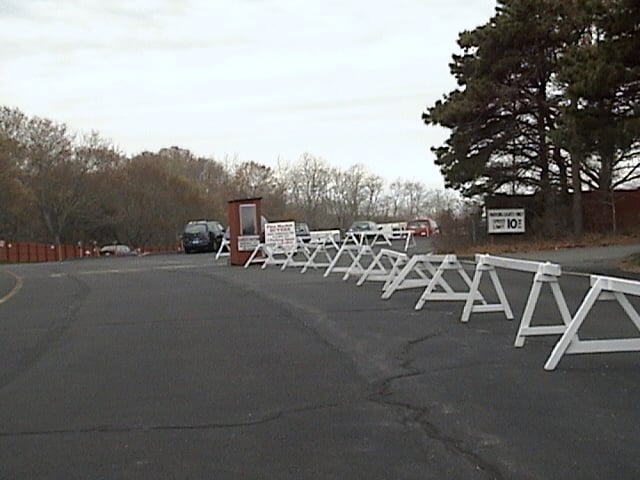 Ticket tearing booth at Wellfleet Drive In