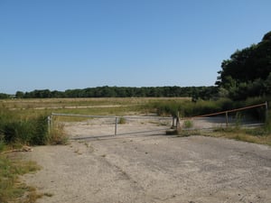 entrance and field of West Yarmouth drive in cinema.