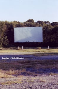 Bel-Air Drive-in screen waiting to come back to life. This is the actual drive-in screen the B&W one is the Tru-ve in Delta CO. sorry for the mix-up
