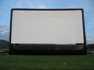 inflatable / portable screen