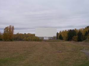 screen tower from a distance