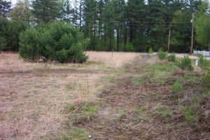 I believe this was the former entrance/exit road.