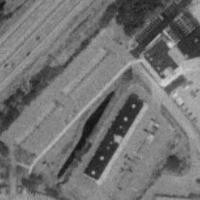 Aerial view of former lot.