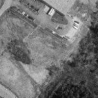 Aerial view of former site.