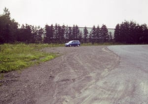 A trucking company occupies the site today