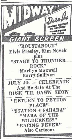 "Bangor Daily News" ad for July 3/4, 1965