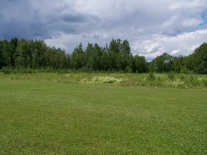 Rear view of former lot.