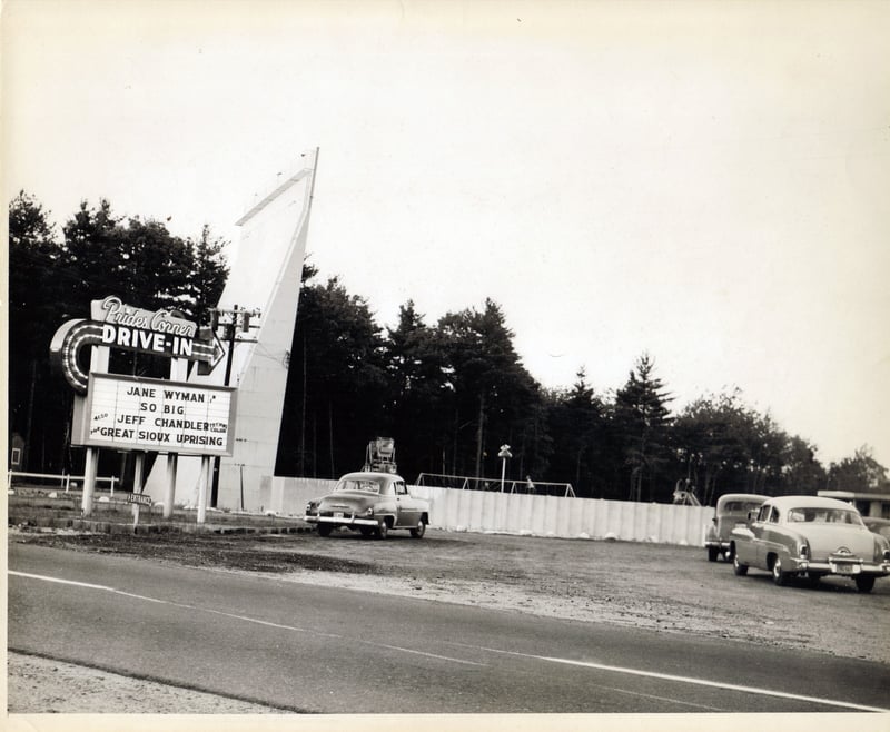 Prides Corner Drive-In in the 1950's.