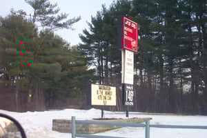 where old marquee stood.