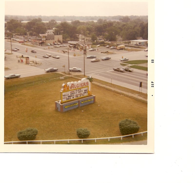 Marquee taken from top of tower