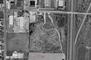 TerraServer image of ramps and a road.