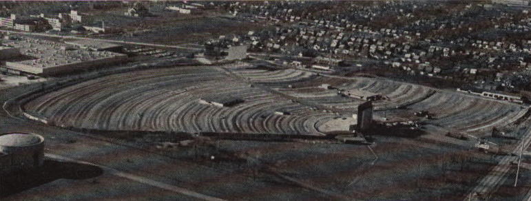 Bel Air Twin aerial shot from the February 14, 1972 issue of Boxoffice magazine